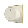 Вентилятор накладной AURA D125 обр.клапан Gold DICITI