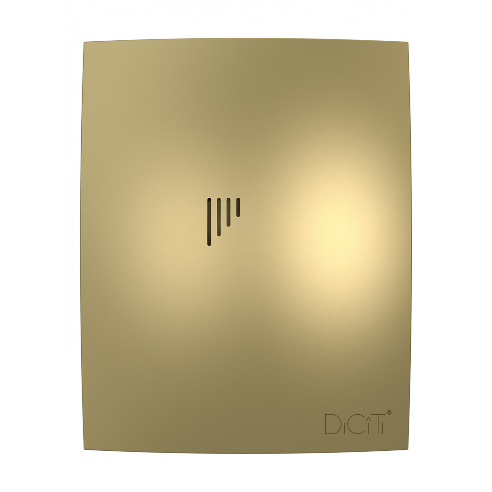 Вентилятор накладной BREEZE D100 обр.клапан Champagne DICITI