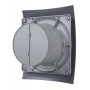 Вентилятор накладной BREEZE D125 обр.клапан Dark gray metal DICITI