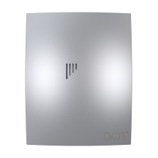 Вентилятор накладной BREEZE D100 обр.клапан Gray metal DICITI