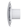 Вентилятор накладной BREEZE D125 обр.клапан Gray metal DICITI