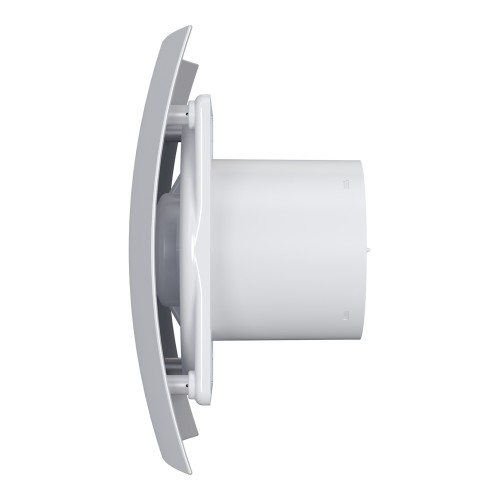 Вентилятор накладной BREEZE D125 обр.клапан Gray metal DICITI