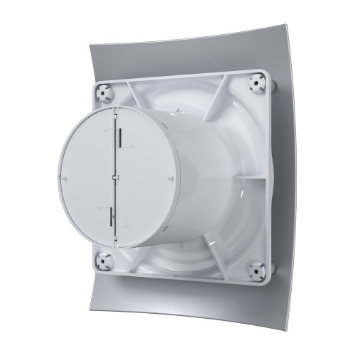 Вентилятор накладной BREEZE D125 обр.клапан Gray metal DICITI