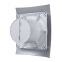 Вентилятор накладной BREEZE D100 обр.клапан Gray metal DICITI
