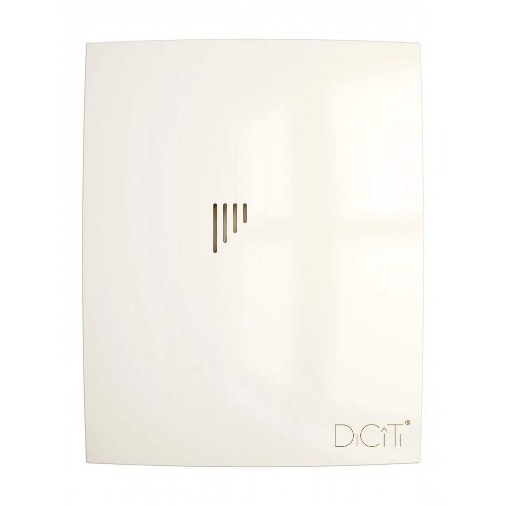 Вентилятор накладной BREEZE D100 обр.клапан Ivory DICITI