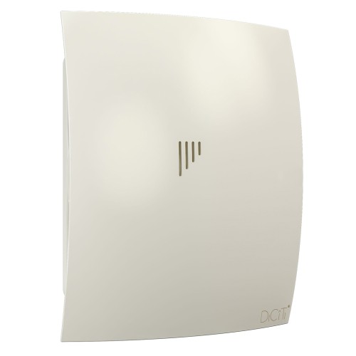 Вентилятор накладной BREEZE D100 обр.клапан Ivory DICITI
