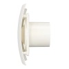 Вентилятор накладной BREEZE D100 обр.клапан Ivory DICITI