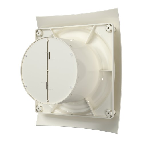 Вентилятор накладной BREEZE D100 обр.клапан Ivory DICITI