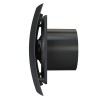 Вентилятор накладной BREEZE D125 обр.клапан Matt black DICITI