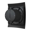 Вентилятор накладной BREEZE D125 обр.клапан Matt black DICITI