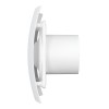 Вентилятор накладной BREEZE D100 обр.клапан Matt white DICITI
