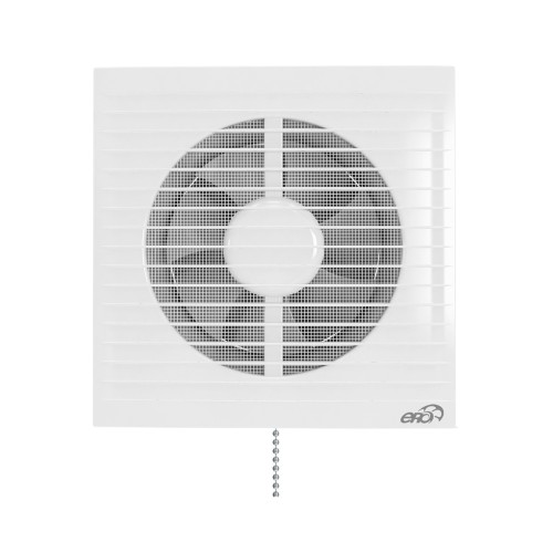 Вентилятор накладной E D125 сетка обр.клапан тяг.выкл. ERA 
