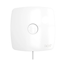 Вентилятор накладной RIO D125 обр.клапан тяг.выкл. DICITI