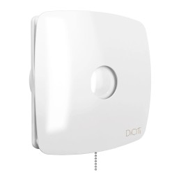 Вентилятор накладной RIO D125 обр.клапан тяг.выкл. DICITI