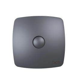 Вентилятор накладной RIO D100 обр.клапан Dark gray metal DICITI
