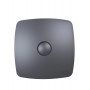 Вентилятор накладной RIO D100 обр.клапан Dark gray metal DICITI