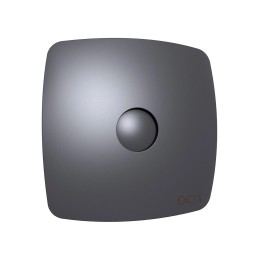 Вентилятор накладной RIO D100 обр.клапан Dark gray metal DICITI