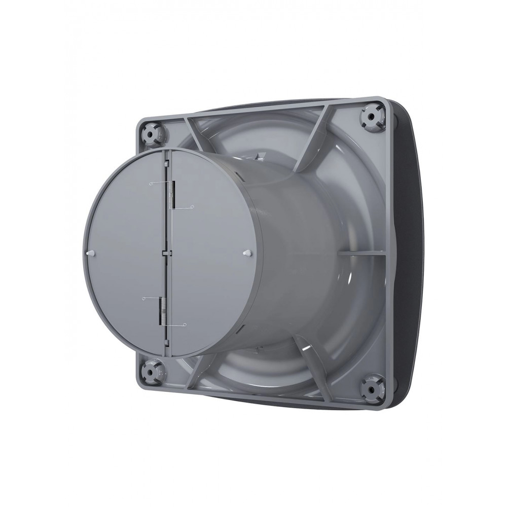 Вентилятор накладной RIO D100 обр.клапан Dark gray metal DICITI