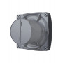 Вентилятор накладной RIO D100 обр.клапан Dark gray metal DICITI