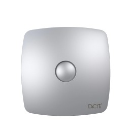 Вентилятор накладной RIO D100 обр.клапан Gray metal DICITI