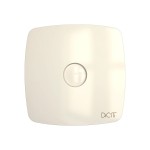 Вентилятор накладной RIO D125 обр.клапан Ivory DICITI