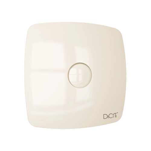 Вентилятор накладной RIO D125 обр.клапан Ivory DICITI