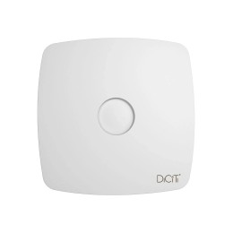 Вентилятор накладной RIO D100 обр.клапан Matt white DICITI