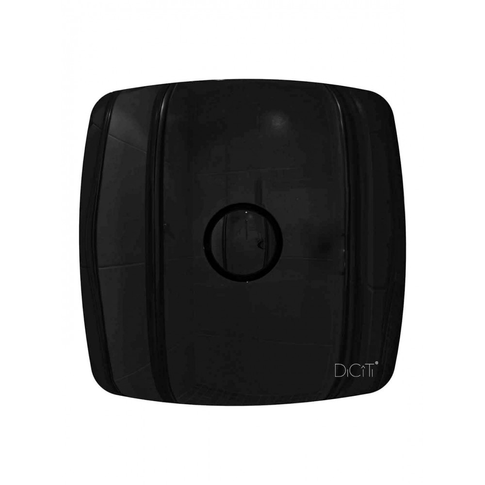 Вентилятор накладной RIO D100 обр.клапан Obsidian DICITI