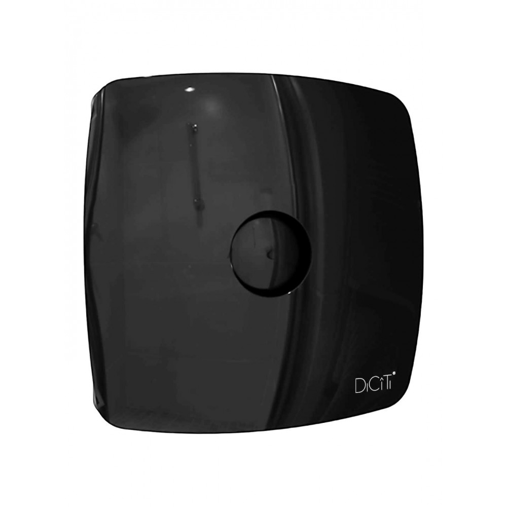 Вентилятор накладной RIO D100 обр.клапан Obsidian DICITI
