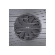 Вентилятор накладной SILENT D100 обр.клапан Dark gray metal DICITI