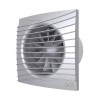 Вентилятор накладной SILENT D100 обр.клапан Gray metal DICITI