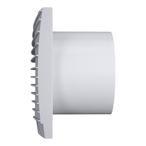 Вентилятор накладной SILENT D100 обр.клапан Gray metal DICITI