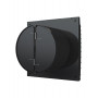 Вентилятор накладной SILENT D100 обр.клапан Matt black DICITI