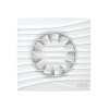 Вентилятор накладной SILENT D100 обр.клапан Matt white DICITI