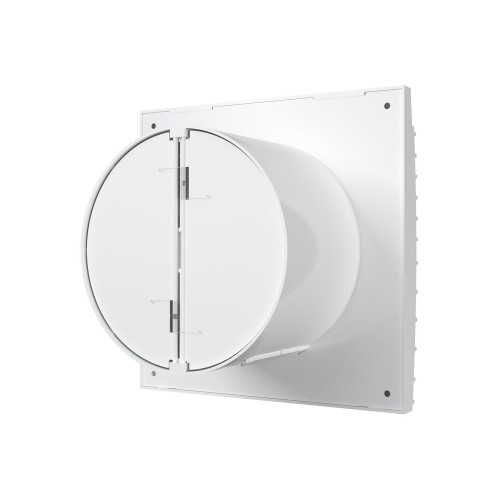 Вентилятор накладной SILENT D100 обр.клапан Matt white DICITI