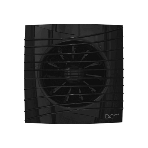 Вентилятор накладной SILENT D100 обр.клапан Obsidian DICITI