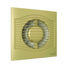 Вентилятор накладной SLIM D100 обр.клапан Champagne DICITI 