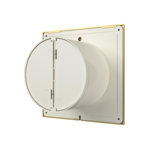 Вентилятор накладной SLIM D100 обр.клапан Champagne DICITI 