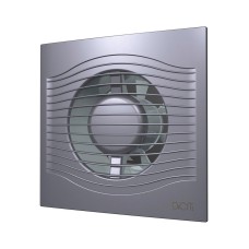 Вентилятор накладной SLIM D100 обр.клапан Dark gray metal DICITI 
