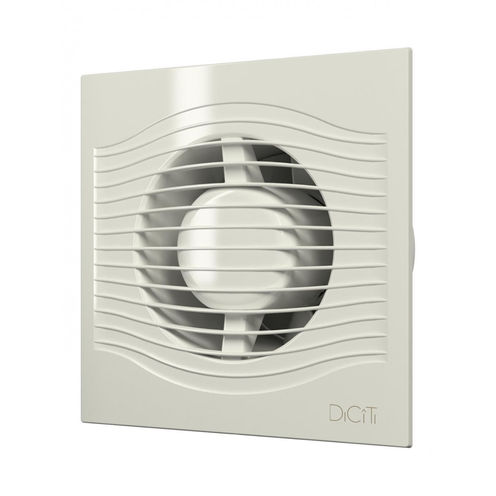 Вентилятор накладной SLIM D100 обр.клапан Ivory DICITI 
