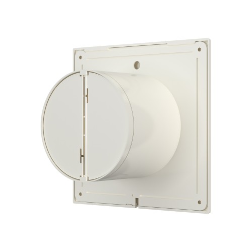 Вентилятор накладной SLIM D100 обр.клапан Ivory DICITI 
