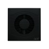 Вентилятор накладной SLIM D125 обр.клапан Matt black DICITI 
