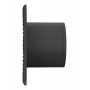 Вентилятор накладной SLIM D100 обр.клапан Matt black DICITI 
