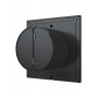 Вентилятор накладной SLIM D100 обр.клапан Matt black DICITI 

