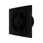 Вентилятор накладной SLIM D125 обр.клапан Obsidian DICITI 
