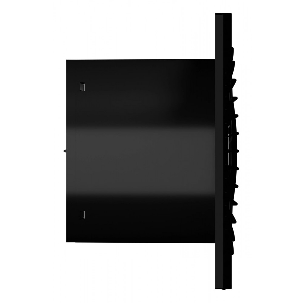 Вентилятор накладной SLIM D125 обр.клапан Obsidian DICITI 
