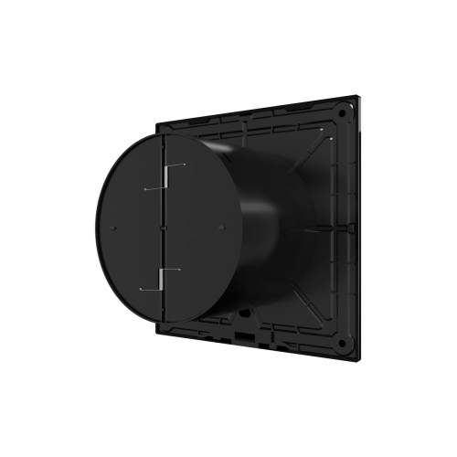 Вентилятор накладной SLIM D100 обр.клапан Obsidian DICITI 
