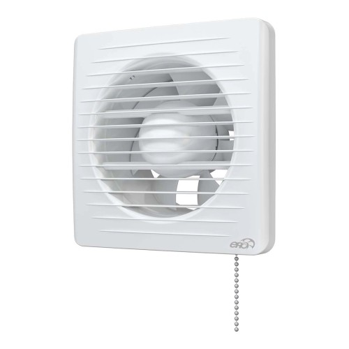 Вентилятор накладной SLIM D100 обр.клапан тяг.выкл. DICITI 
