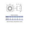 Вентилятор накладной WIND D100 ERA
