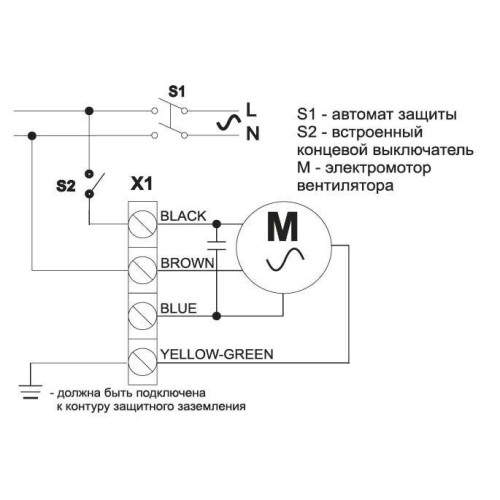 Вентилятор накладной STORM 250 2полюс ERA PRO